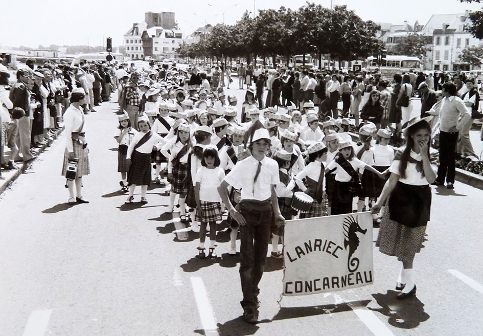 Le grand défilé annuel des écoles publiques, ici en 1979.